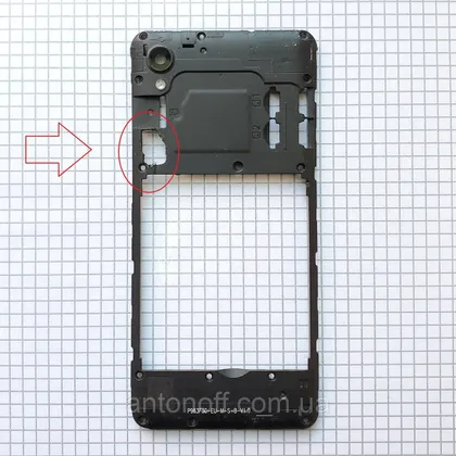 фото, Середній корпус ZTE Blade A5 2019 з динаміком Б/В оригінал