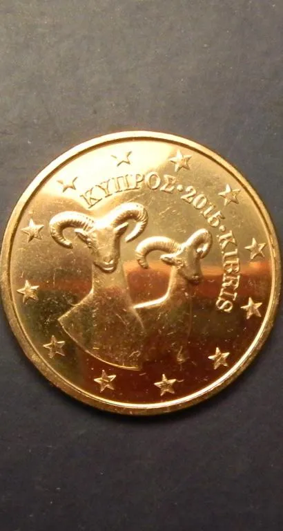 2 євроценти 2015 Кіпр UNC рідкісна Ціна