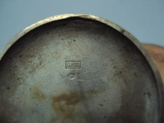 Копус Tavannes watch Co карманные часы цветы листья серебро 800 проба клеймо птица вес 39,17г №14615 Інтернет-аукціон