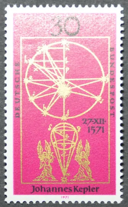 фото, ФРГ Кеплер Астрономия 1971