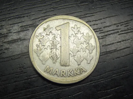 1 марка Фінляндія 1964 срібло Ціна