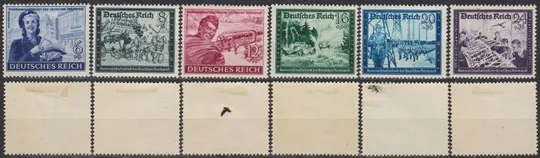 1944 - Рейх - Пошта Німеччини Mi.888-93 * Ціна