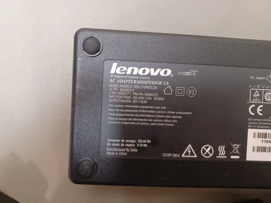 0609C  адаптер живлення LENOVO ADLX170NDC2A  20V 8.5A З аукціону