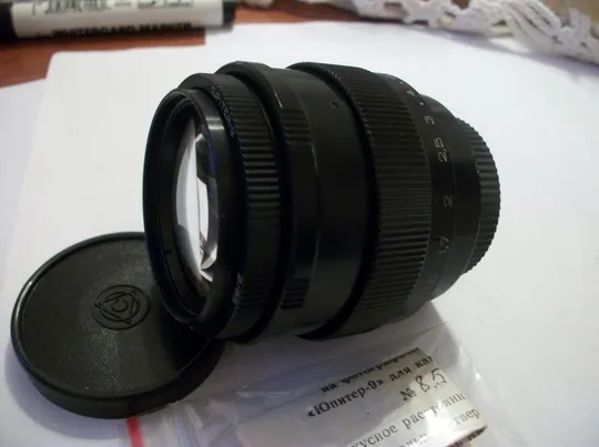 Объектив Юпитер-9, М-42 , ЮПИТЕР-9 , Черный , Состояние Нового!  [ передняя-задняя крышки , паспорт] Ціна