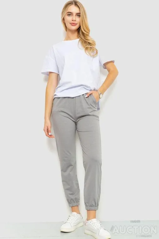Купити Спорт штаны женские, цвет серый, 131R160028