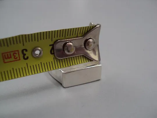 Мужское кольцо перстень печатка прямоугольник серебро 925 проба вес 8,64 г 23 размер новое №14408 Інтернет-аукціон