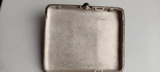 Портсигар посеребренный 1939 год с дарственной известного доктора pr654 Де купити