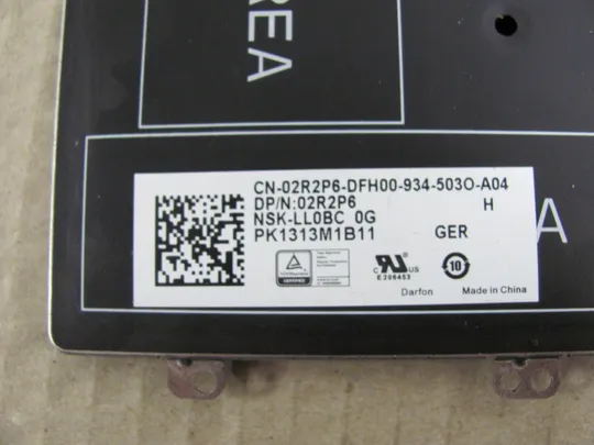 808-8 клавіатура з підсвіткою   РОБОЧА 02R2P6  для  Dell Latitude 5590  оригінал Продаж