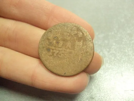 монета россия деньга денга 1753 №696 Ціна