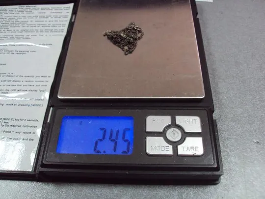 Цепочка и подвеска кулон рак зодиак серебро 925 проба вес 2,45 г длина 51,8 см №10566 Інтернет-аукціон