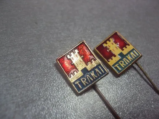 знак тракай литва лот 2 шт №8569 Де купити