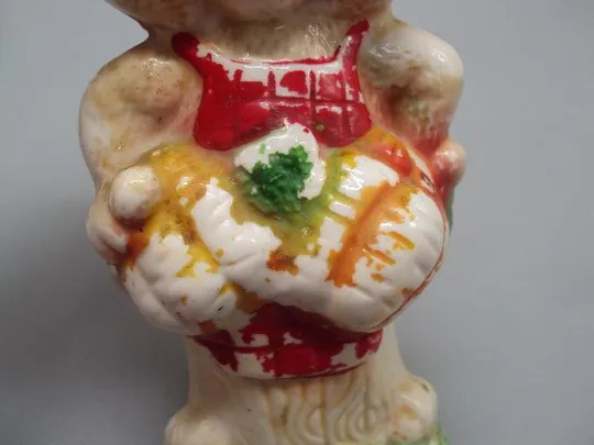 Подставка для кухонных принадлежностей, столовых приборов мишка фарфор карандашница 18 см №13476 Де купити