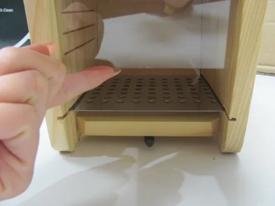 Синій пташиний будиночок Kingsyard для виходу на вулицю - ящик для гніздування з кедрового дерева з панеллю для чіткого огляду та захистом від хижаків (15) Де купити