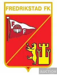 фото, значок футбол  ФК Фредрикстад Норвегия (серия герб города и эмблема клуба)