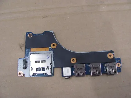 фото, номер0980-3 плата USB, AUDIO, Cardreader 00HY61 CAP00 LS-E313P для Dell Precision 7520 P53F оригінал