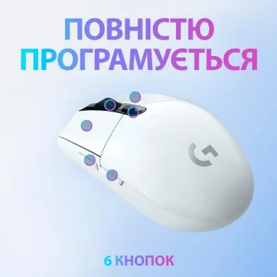 Мышка Logitech G305 Lightspeed White (910-005291) Характеристики