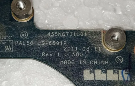 Додаткова плата з ноутбука DELL Latitude E6420 0CYXNG LS-6591p Продаж