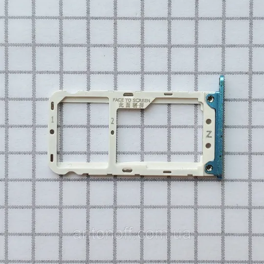 Тримач сім карти Xiaomi Redmi Note 5 (whyred) для телефона синій оригінал з розборки Ціна