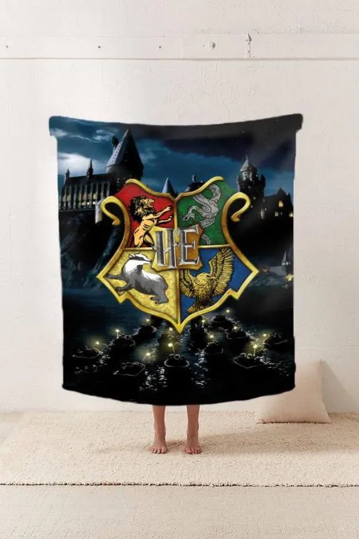 Купити Плед 3D Замковый мир Гарри Поттера Магический плед с гербом 20222406_A 11618 160х200 см