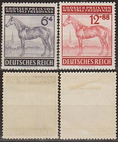 1943 - Рейх - Турнір у Відні Mi.857-58 * Ціна