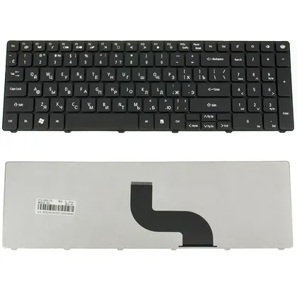 фото, Клавіатура для ноутбука ACER (PB: LM81, LM85, TK81, TK85, TM05, TM85, TM93, GW: NEW90) rus, black