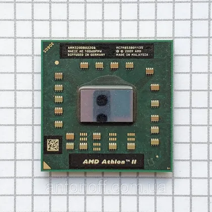 фото, Процесор AMD Athlon II M320 Dual Core 2.1Ghz 35W AMM320DBO22GQ для ноутбука оригінал з розборки