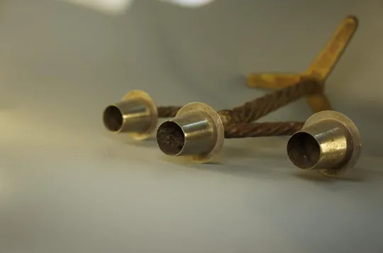 Подсвечник трисвечник канделябр на три свечи высота 24,5 см №10674 Продаж