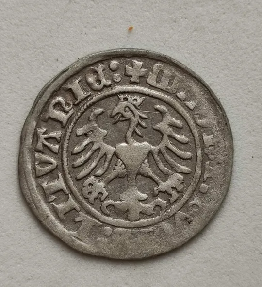 Купити Монета Полугрош 1509 года серебро Сигизму́нд I Ста́рый pg731.