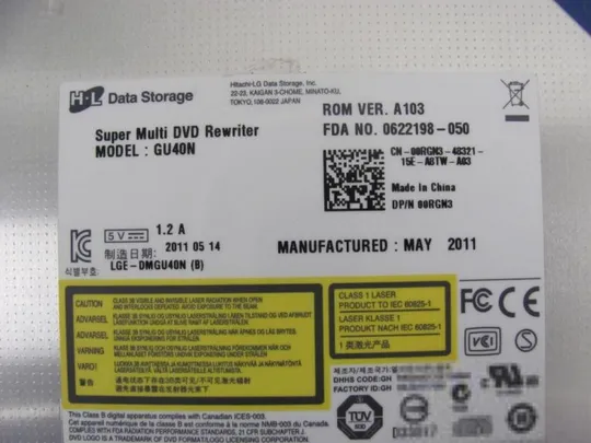 №283-8 DVD-привод для DELL Vostro 3350 V3350 оригінал З аукціону