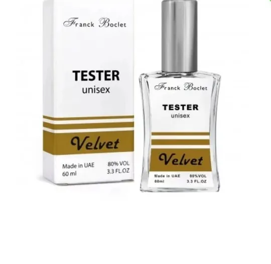 Franck Boclet Velvet ТЕСТЕР NEW унісекс 60 мл Ціна