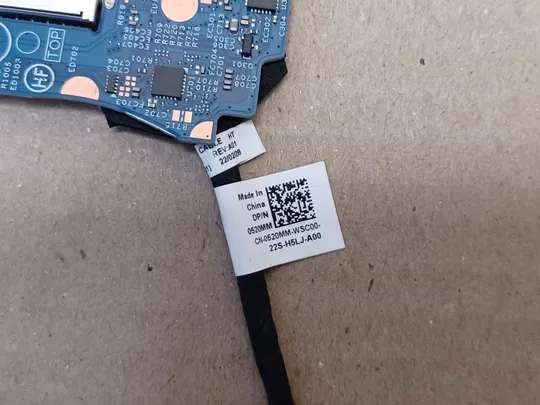 номер1060-12 плата card reader AUDIO USB 0H6Y9W зі шлейфом  0520MM для Dell Inspiron 7620 2in-1  оригінал Інтернет-аукціон