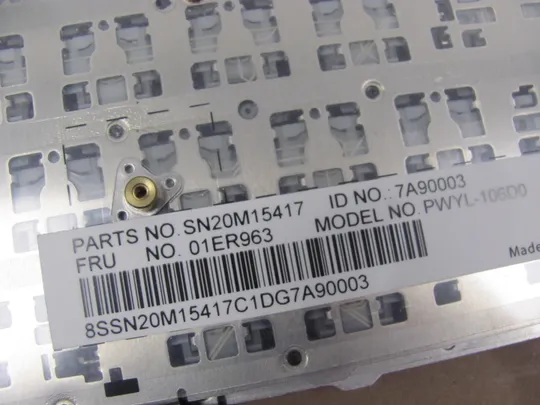 838-1 клавіатура 00PA341 SN20H35250 01ER963  для Lenovo Thinkpad P71 P70 оригінал Недорого