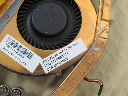 номер1030-4 система охолодження 04W3626 04W1574 для Lenovo ThinkPad W530 W520 оригінал Інтернет-аукціон