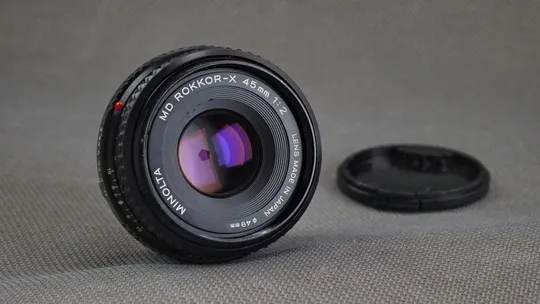 объектив Minolta MD Rokkor-X 45mm/2.0 Ф49 на полный кадр (24x36mm) Ціна
