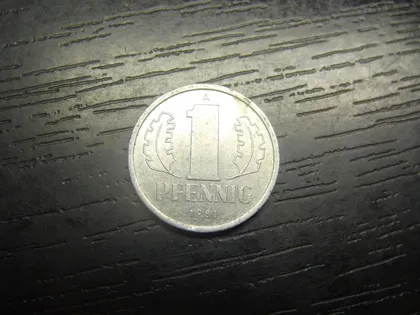 фото, 1 пфеніг 1981 НДР