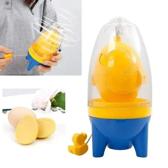 Купити Ручний шейкер для сирих яєць з формочками для нарізки Golden Egg Puller (24)