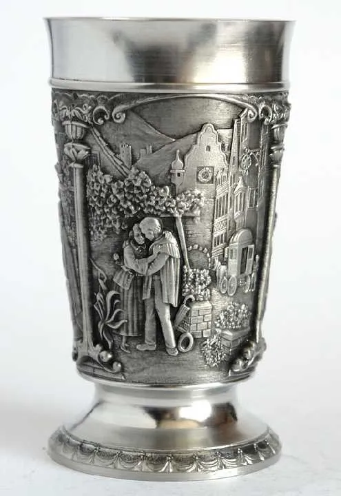 Антикварний келих К. Шпіцвег 400 мл олово Germany З аукціону