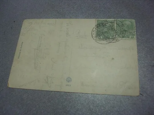 открытка зимний пейзаж австрия 1912 №1678 З аукціону