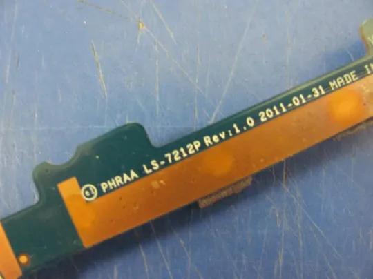 №286-16 плата LS-7212P для TOSHIBA P770-10P P775 оригінал З аукціону