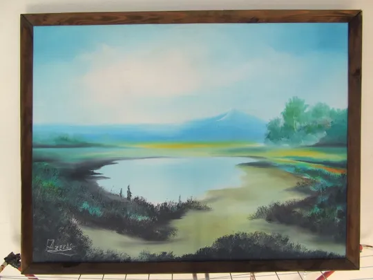 Закарпатская школа  Усик Т.   раз.  60х50 см.     также много другого. Інтернет-аукціон