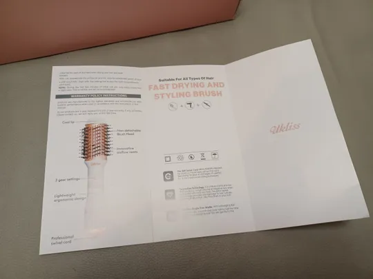 0390,,, Фен-щітка з іонізацією Ukliss WT-014-1  Стан Нового  НІМЕЧЧИНА Інтернет-аукціон