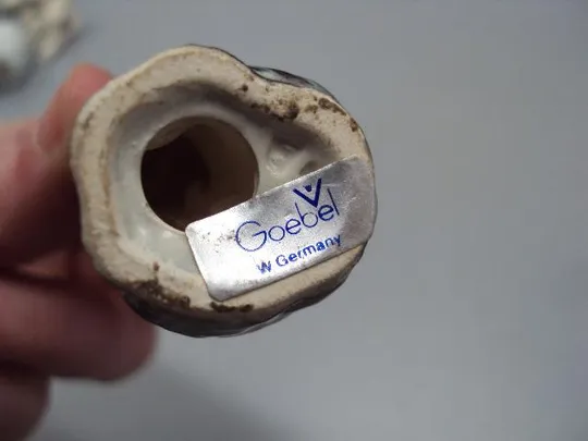 Фигура фарфор статуэтка котик миниатюра Goebel W Germany Германия котенок кот высота 4,6 см №36 Недорого