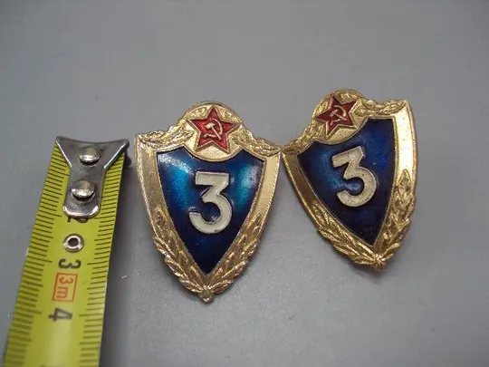 знак классность 3 вс ссср винт гайка лот 2 шт №15218 Ціна