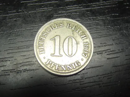 фото, 10 пфенігів Німеччина 1907 A