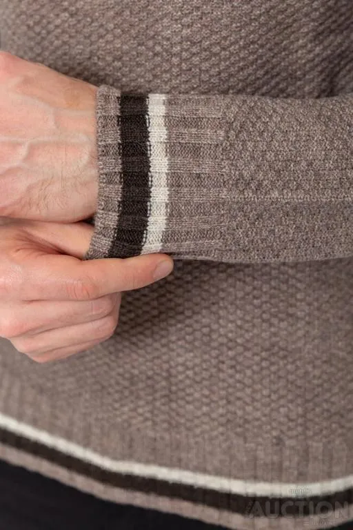 Свитер мужской, цвет мокко, 214R2144 Де купити