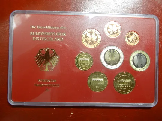 Комплект євромонет Німеччини 2004 D (повний комплект) UNC Ціна