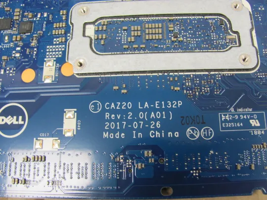 694-13 материнська плата CAZ20 LA-E132P  BIOS PASS SR2F0  i5-6300U для Dell Latitude E7480 7480  оригінал Характеристики