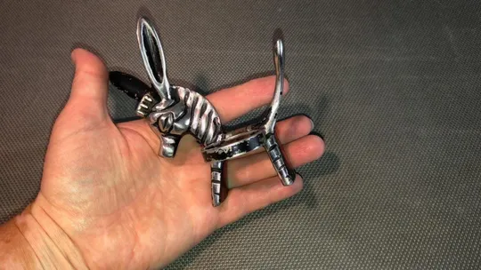 Солонка стара радянська віслюк зебра металева фігурка статуетка Вживане Продаж