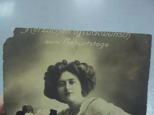 Купити открытка  девушка с цветами берлин 1915 №1535