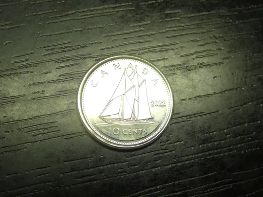 10 центів 2022 Канада Ціна